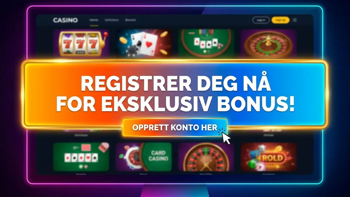 Registrer deg med bonus